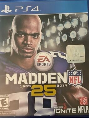 Madden NFL 25 for Sony Playstation 4 1989 - 2014 25th Anniversary PS4